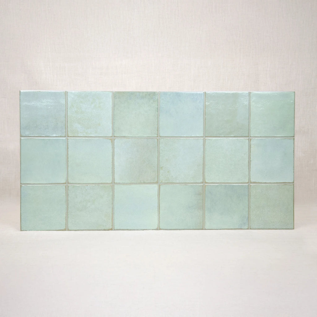 Carrelage céramique Provence sauge carré 10x10 cm - Vue d'ensemble du produit