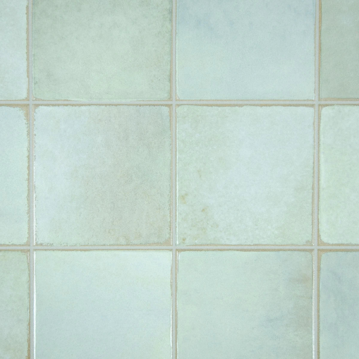 Carrelage céramique Provence sauge carré 10x10 cm - Zoom détail surface