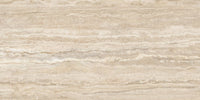 zoom sur le carrelage effet travertin variante 2