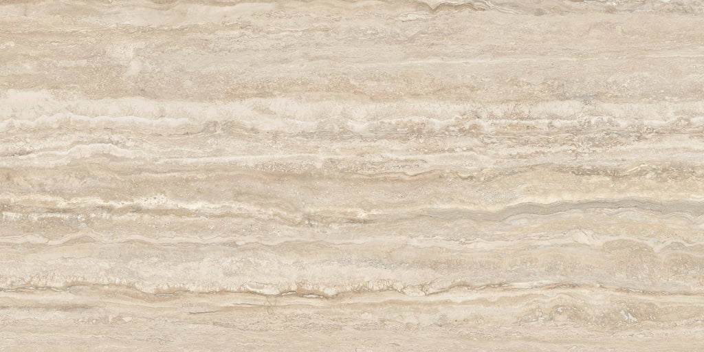 zoom sur le carrelage effet travertin variante 5