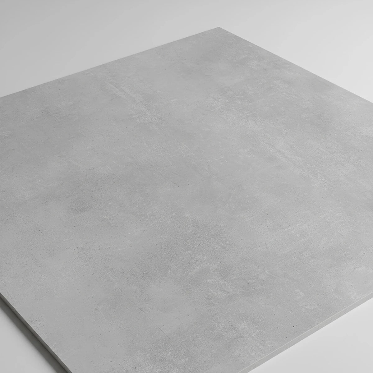 zoom perspective sur un carrelage en grès ceram gris