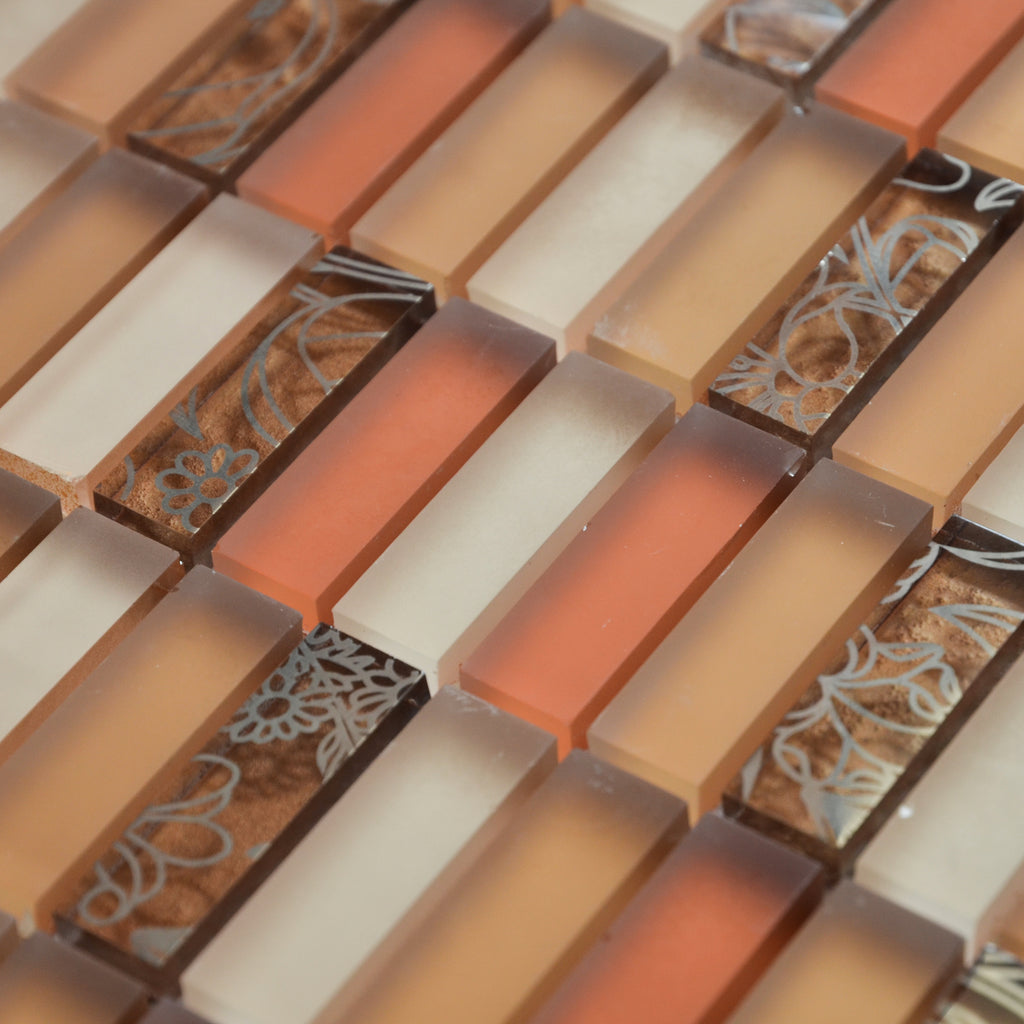 Mosaique contemporains barrette sable