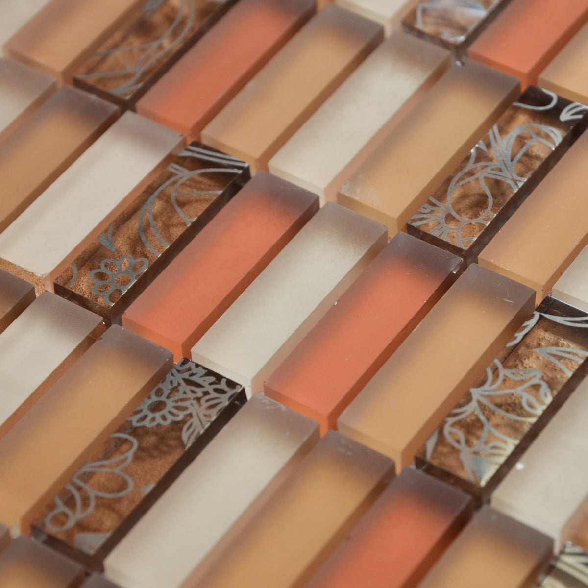 Mosaique contemporains barrette sable