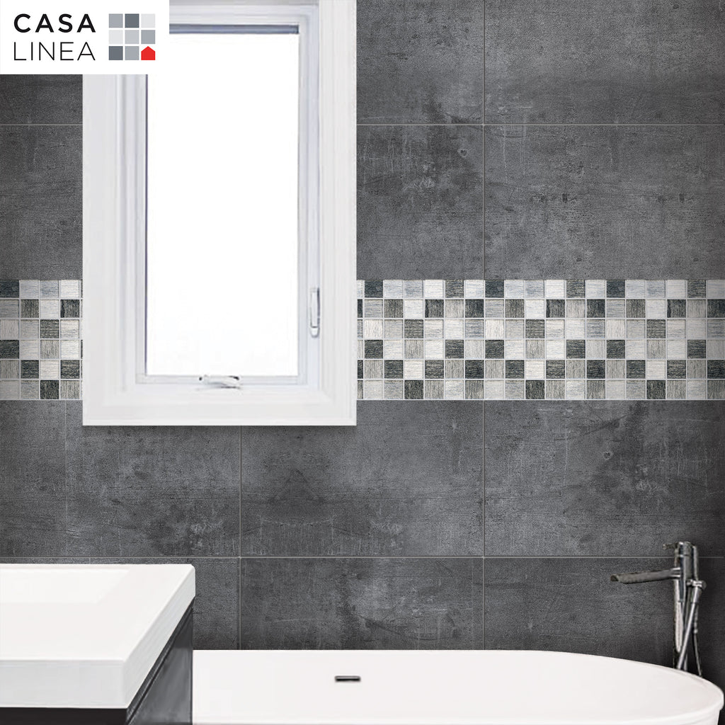 Mosaïque shadow mix grey grand format