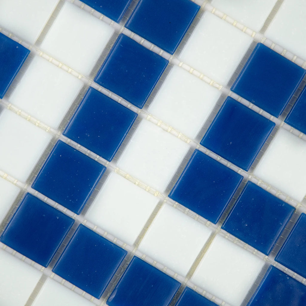 Mosaïque frise décoration grec blanc