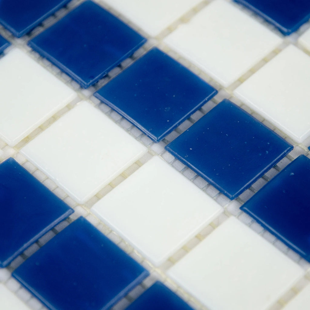 Mosaïque frise décoration grec blanc