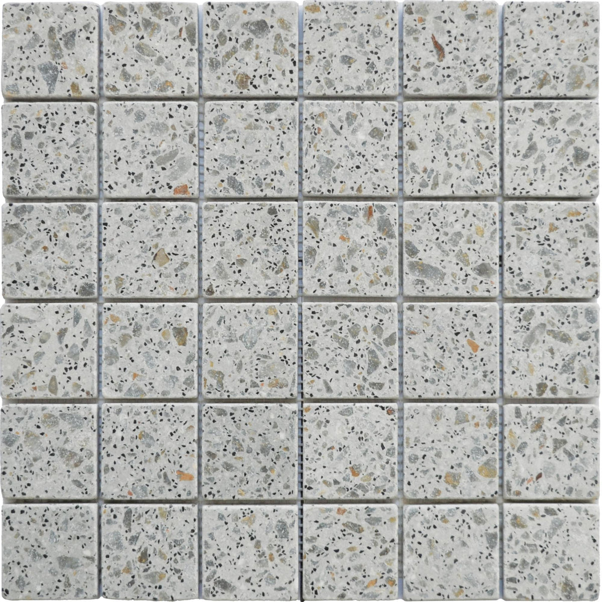 Mosaïque terrazzo light grey