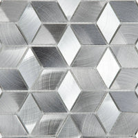 Mosaique hexagone mix gris