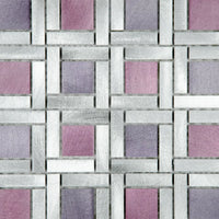 Mosaique meli melo violet