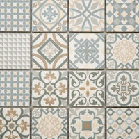 Mosaïque en céramique couleur zoomé