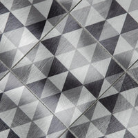 Mosaïque en aluminium mix gris noir triangle nylon perspective