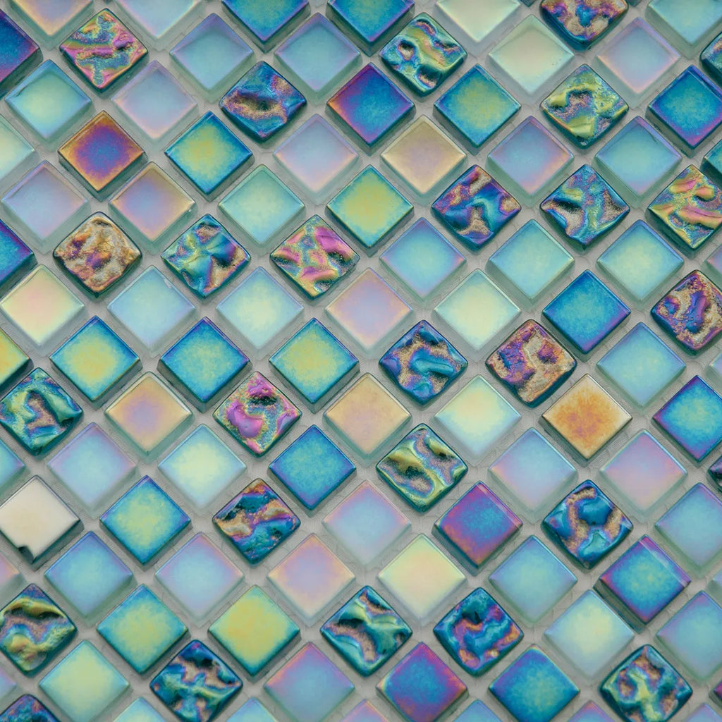 Mosaïque nacre vert haut