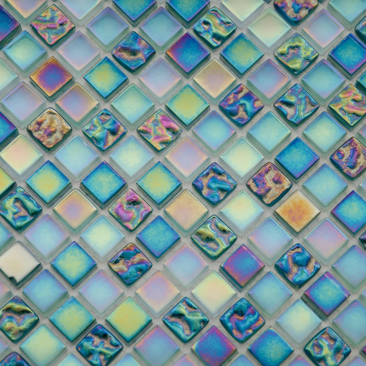 Mosaïque nacre vert haut