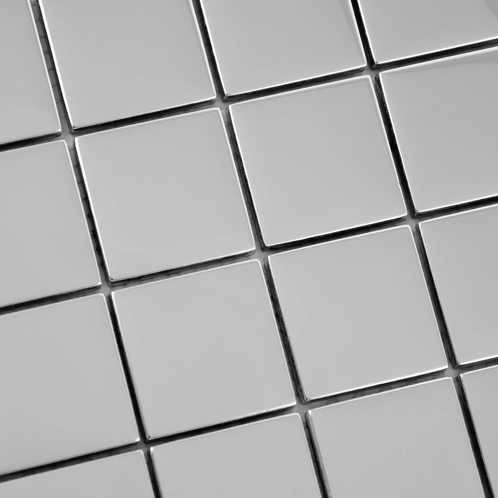 Mosaique tendances grand carre chrome