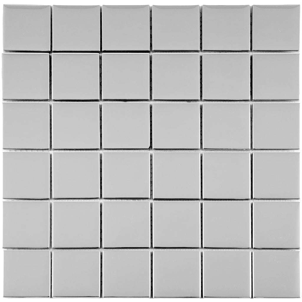 Mosaique tendances grand carre chrome