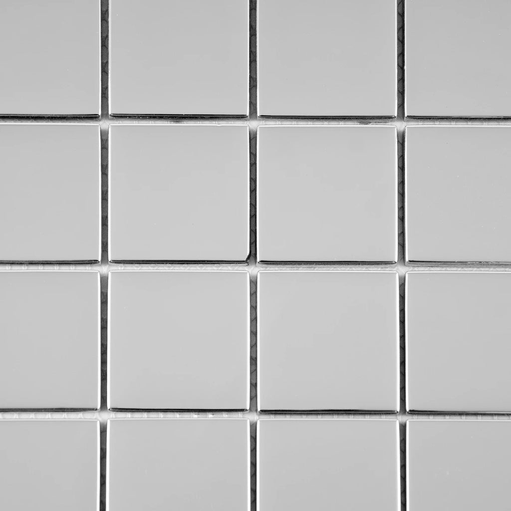 Mosaique tendances grand carre chrome