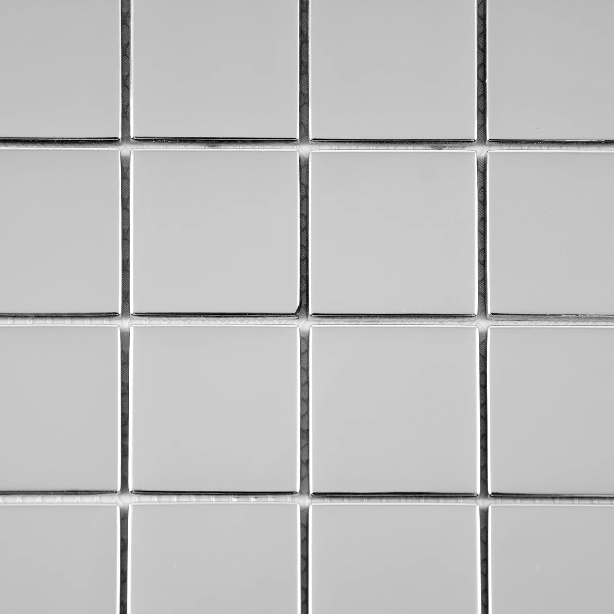 Mosaique tendances grand carre chrome