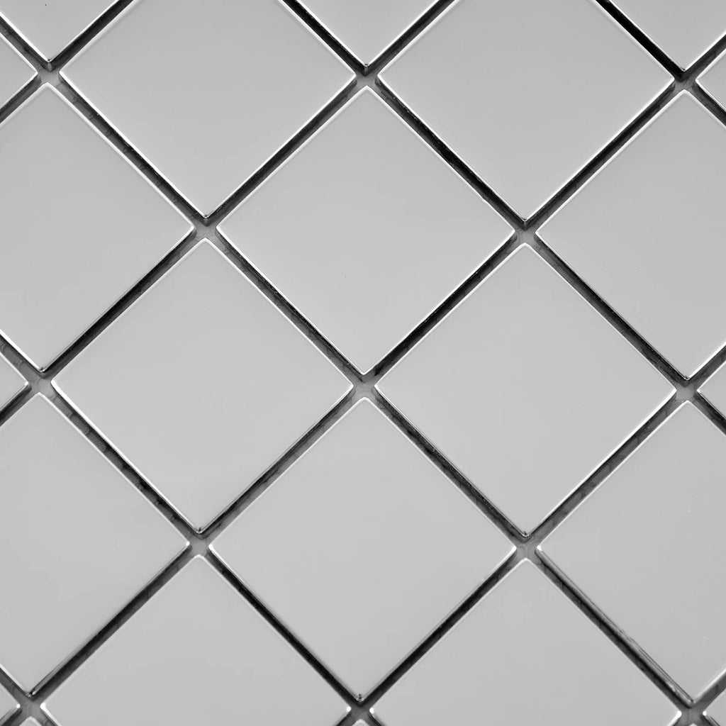 Mosaique tendances grand carre chrome