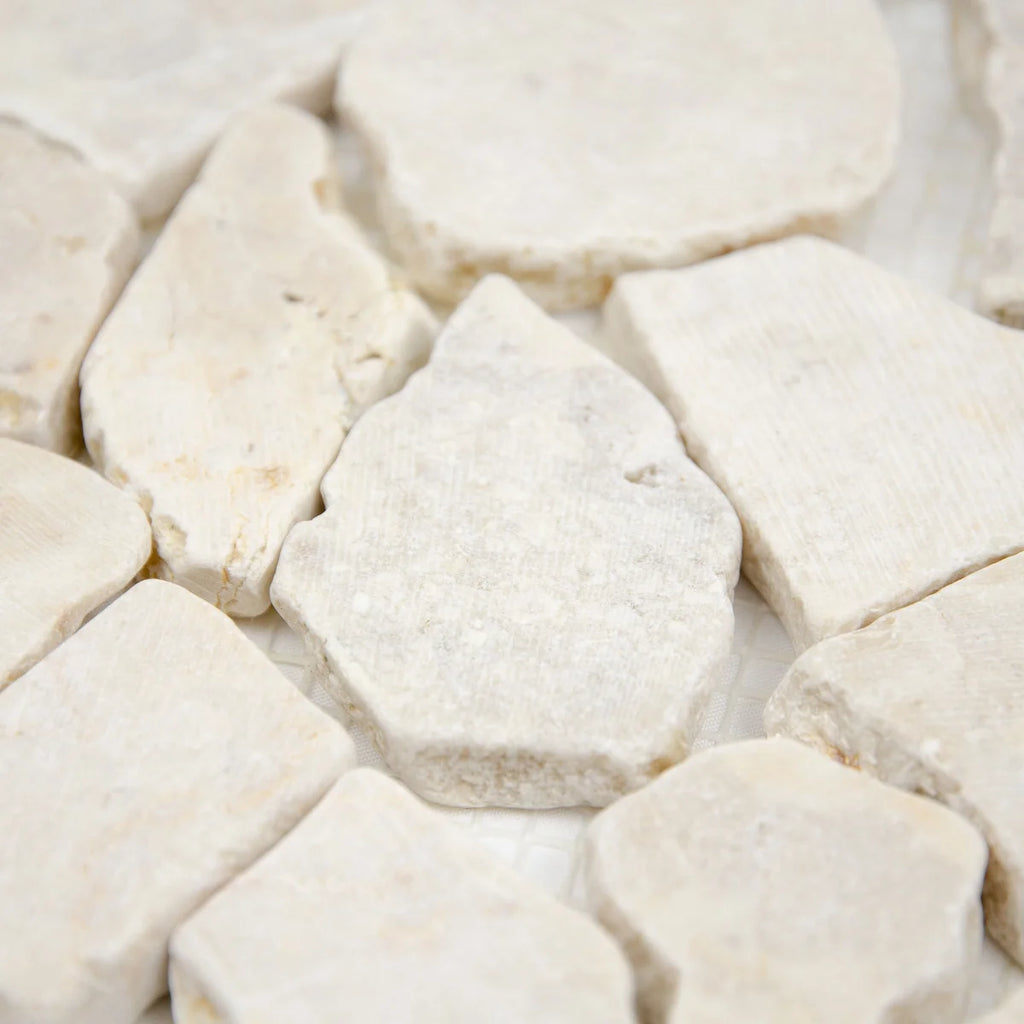 Texture grain marbre palladien crème mosaïque surface relief naturelle