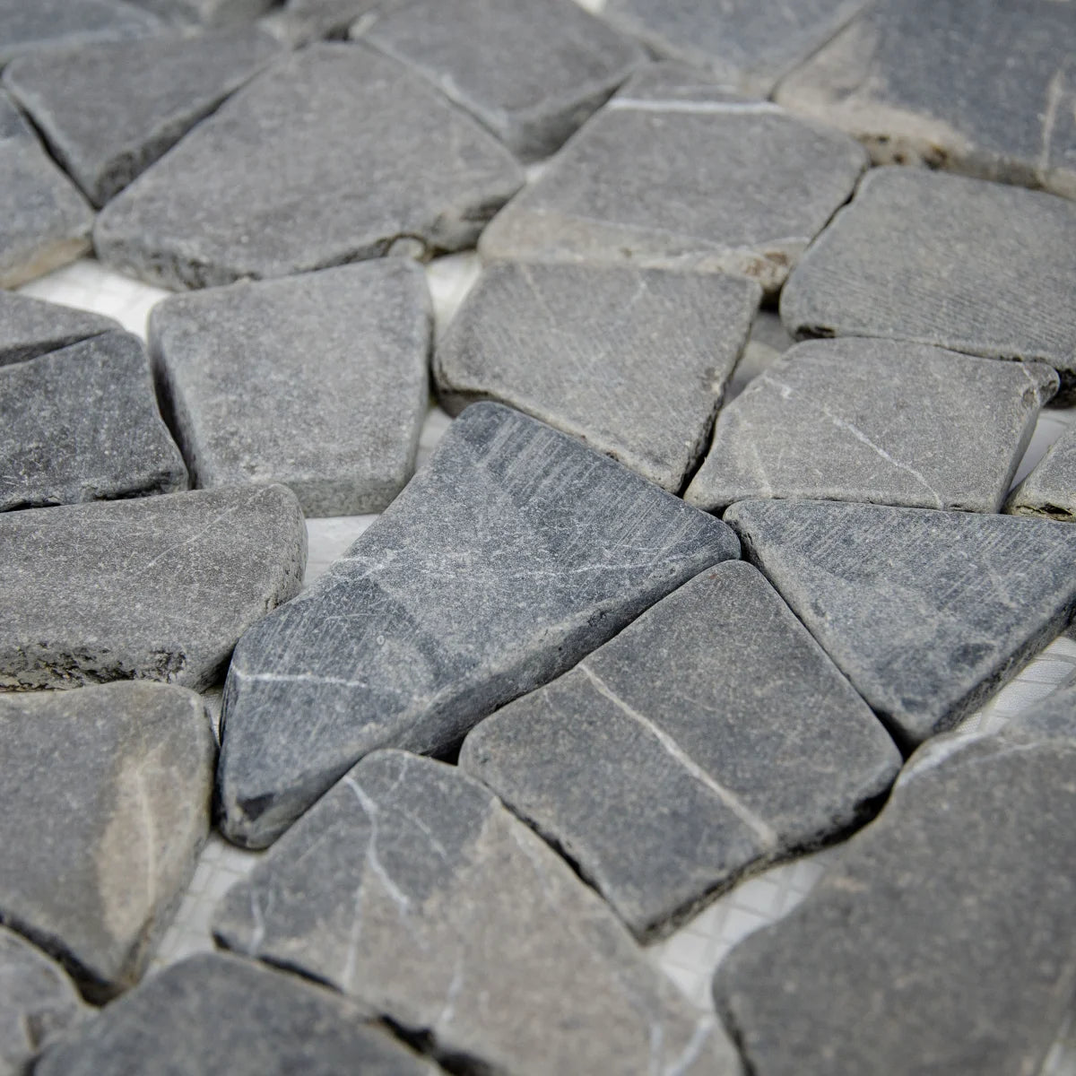 Mosaïque marbre palladien relief perspective composition carreaux gris