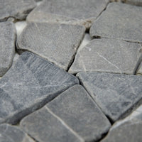 Texture grain marbre palladien gris mosaïque surface relief naturelle