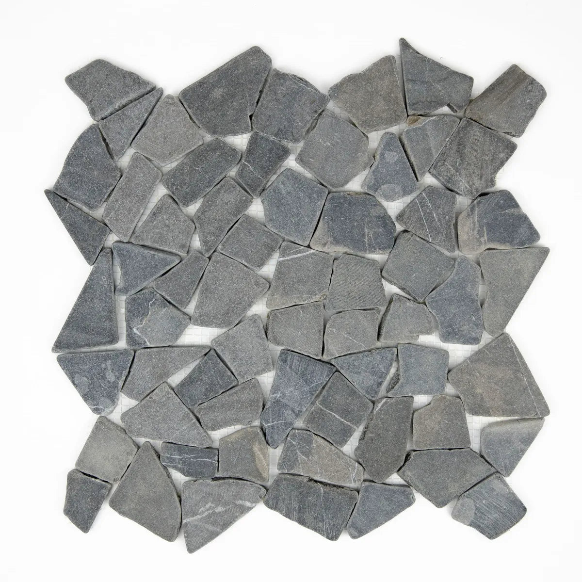 Mosaïque marbre palladien gris 30x30x0,9 cm vue principale