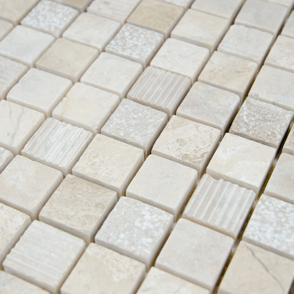 Texture grain marbre surface ivoire mosaïque relief pierre naturelle