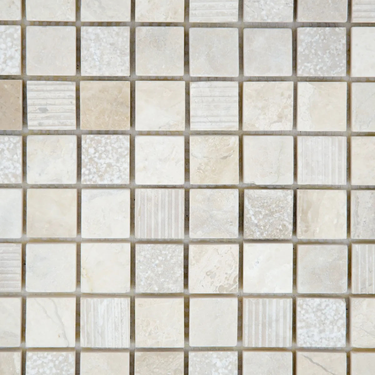Détail carreaux marbre surface ivoire mosaïque texture surface pierre