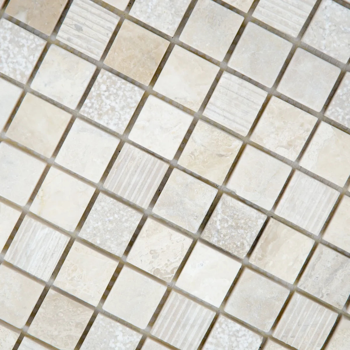 Mosaïque marbre surface ivoire relief perspective composition carreaux