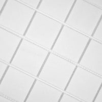 mosaïque pate de verre blanc zoom perspective