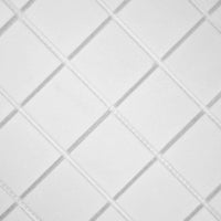 mosaïque pate de verre blanc zoom proche
