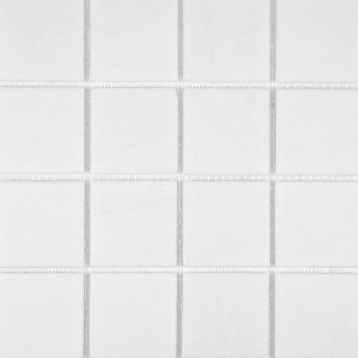 mosaïque pate de verre blanc zoom
