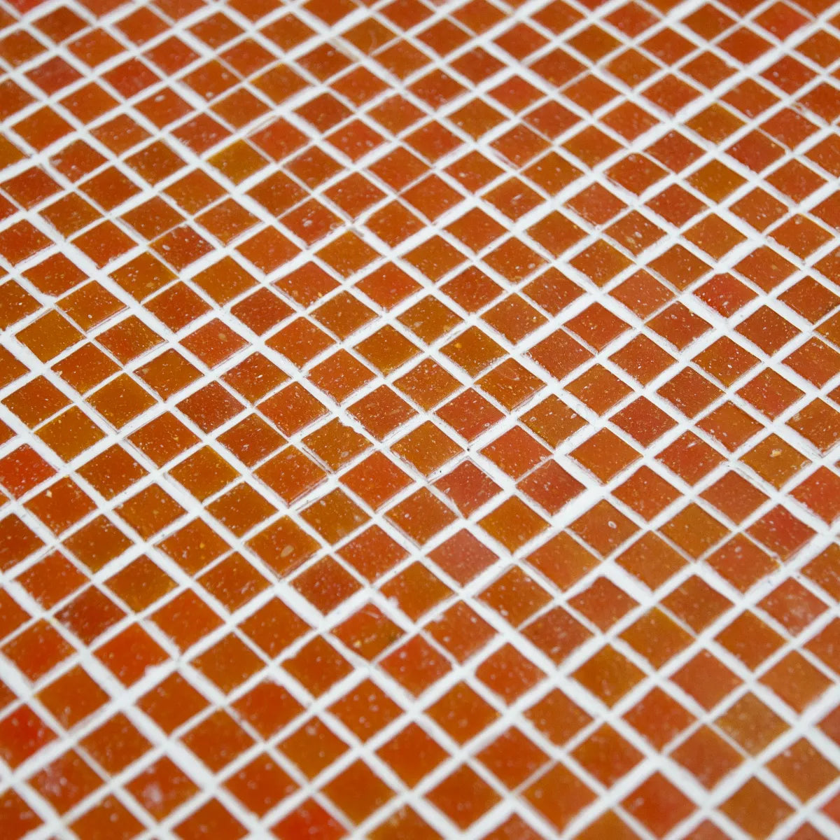 Mosaïque décoration rouge