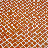 Mosaïque décoration rouge