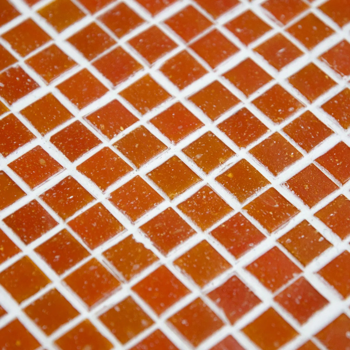 Mosaïque décoration rouge