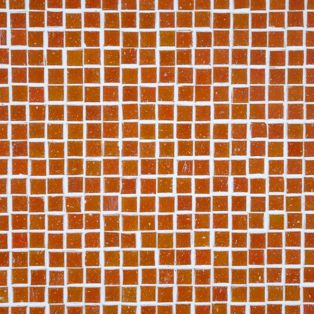 Mosaïque décoration rouge