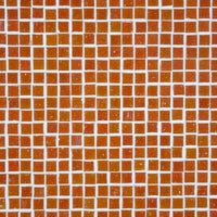 Mosaïque décoration rouge