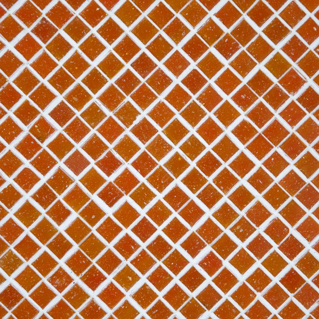 Mosaïque décoration rouge