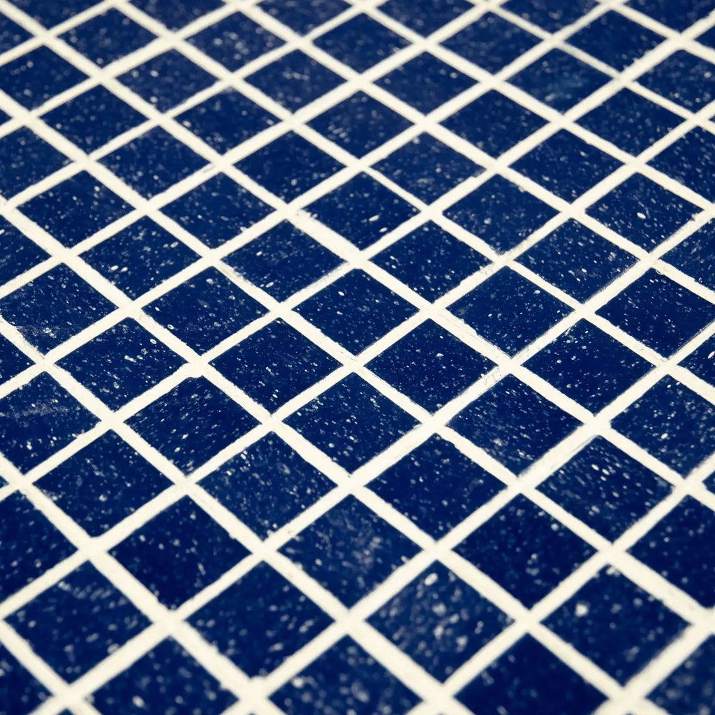 Mosaïque décoration bleu cobalt papier