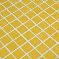 Mosaique decoration jaune papier