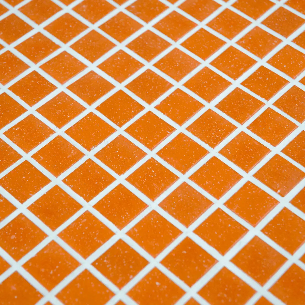 Mosaique decoration orange clair papier