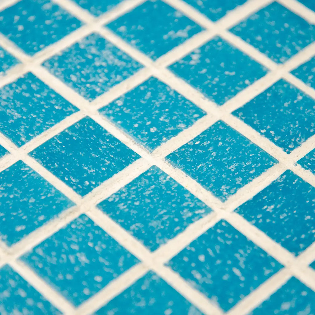 Mosaique decoration bleu