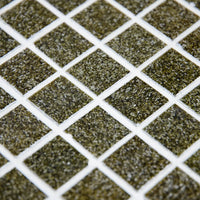Mosaique decoration marron papier b75