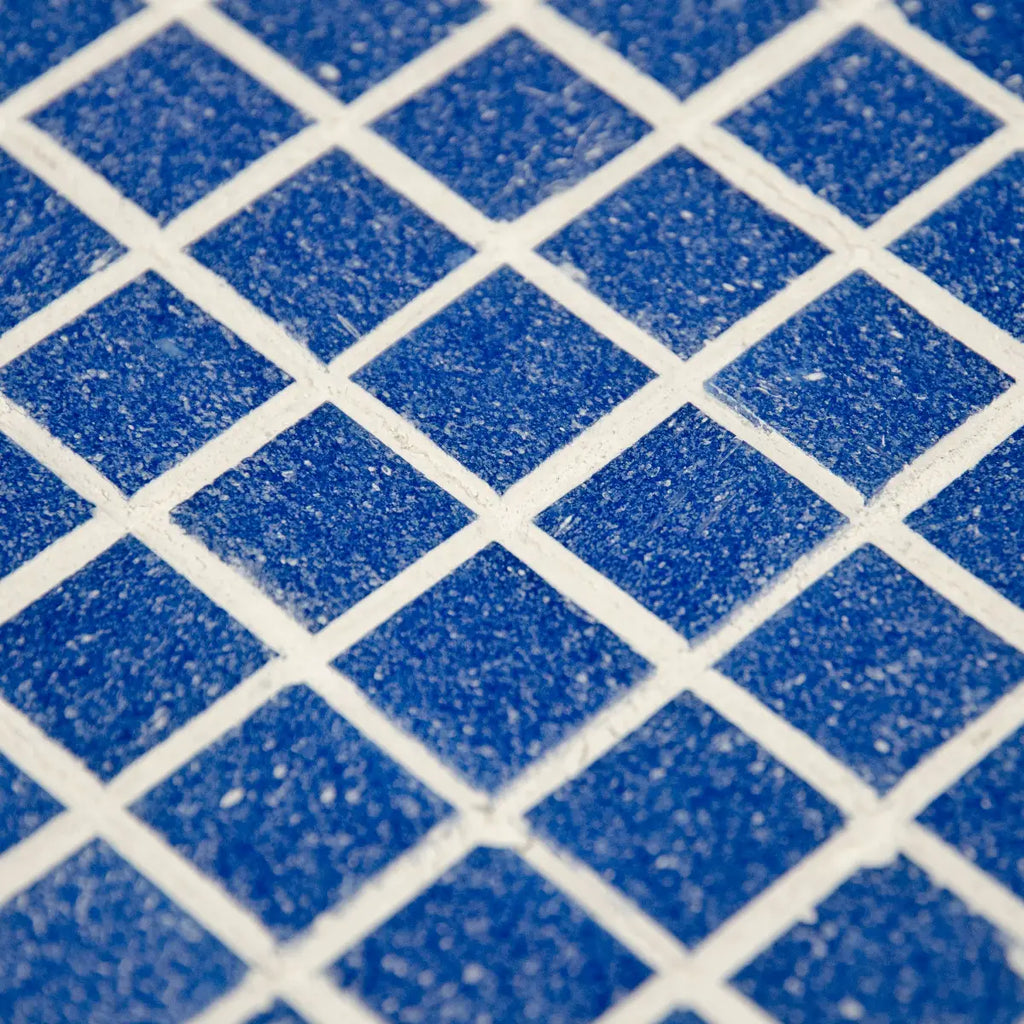 Mosaique decoration bleu marine