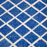 Mosaique decoration bleu marine