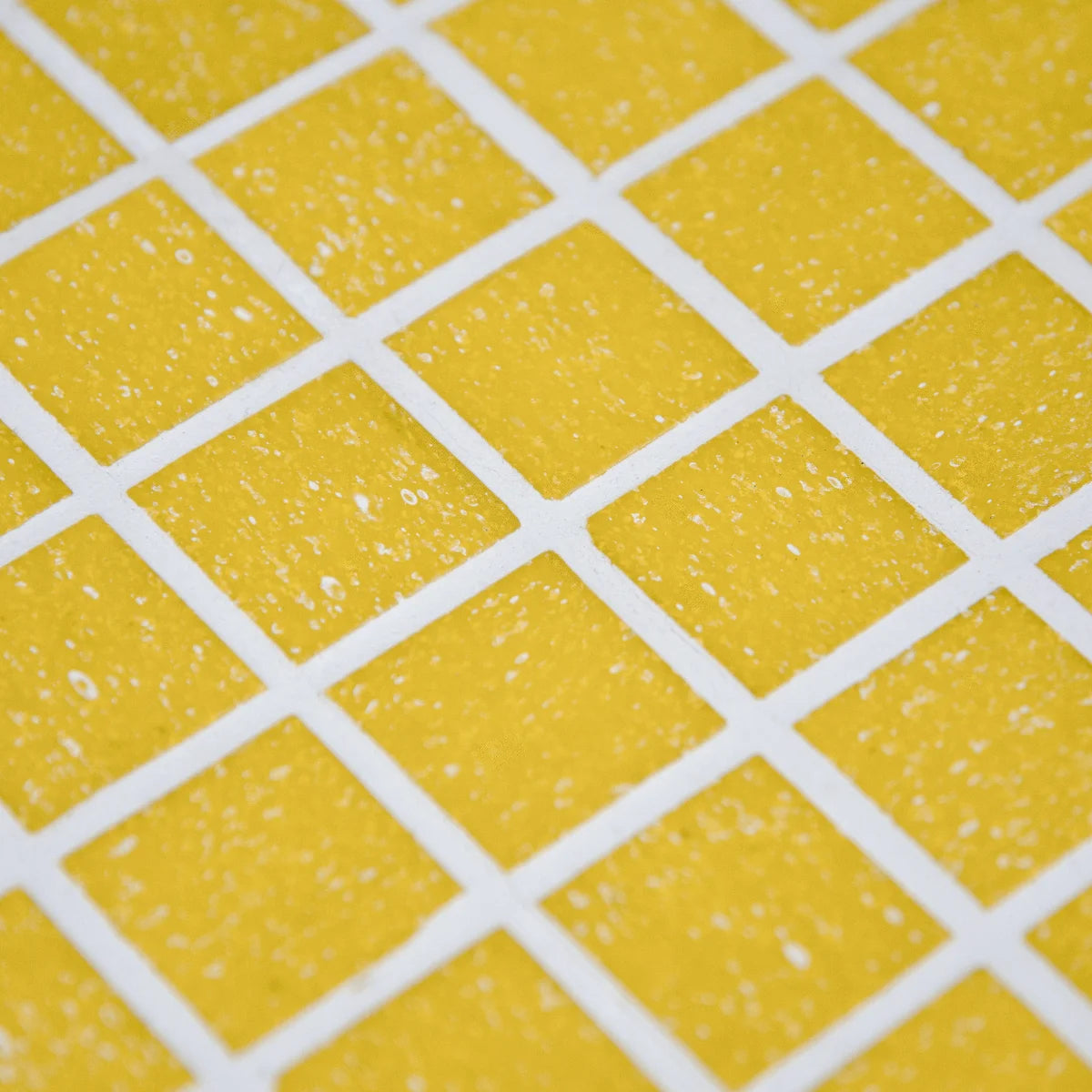 Mosaique decoration jaune papier