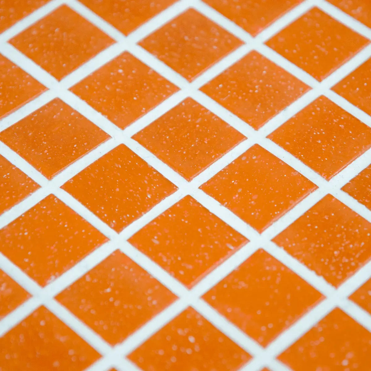 Mosaique decoration orange clair papier