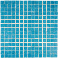 Mosaique decoration bleu