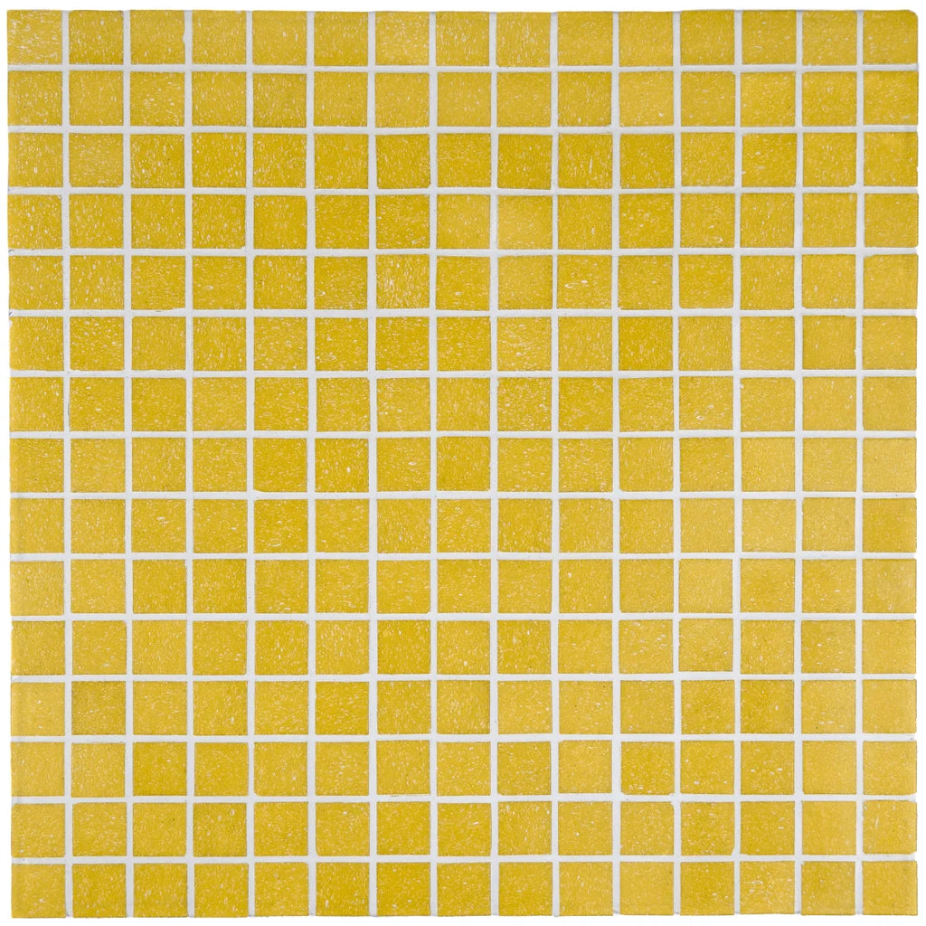 Mosaique decoration jaune papier