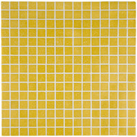 Mosaique decoration jaune papier